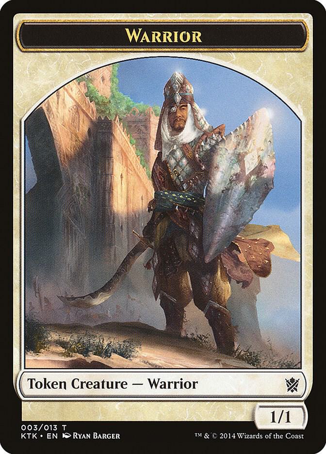 Warrior Token (003) [Khans of Tarkir]