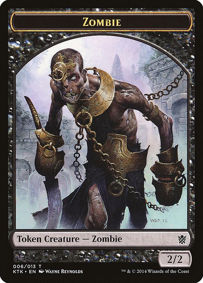 Zombie Token (6) [Khans of Tarkir]