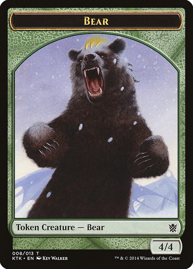 Bear Token (8) [Khans of Tarkir]