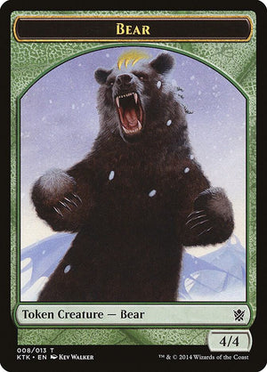 Bear Token (8) [Khans of Tarkir]
