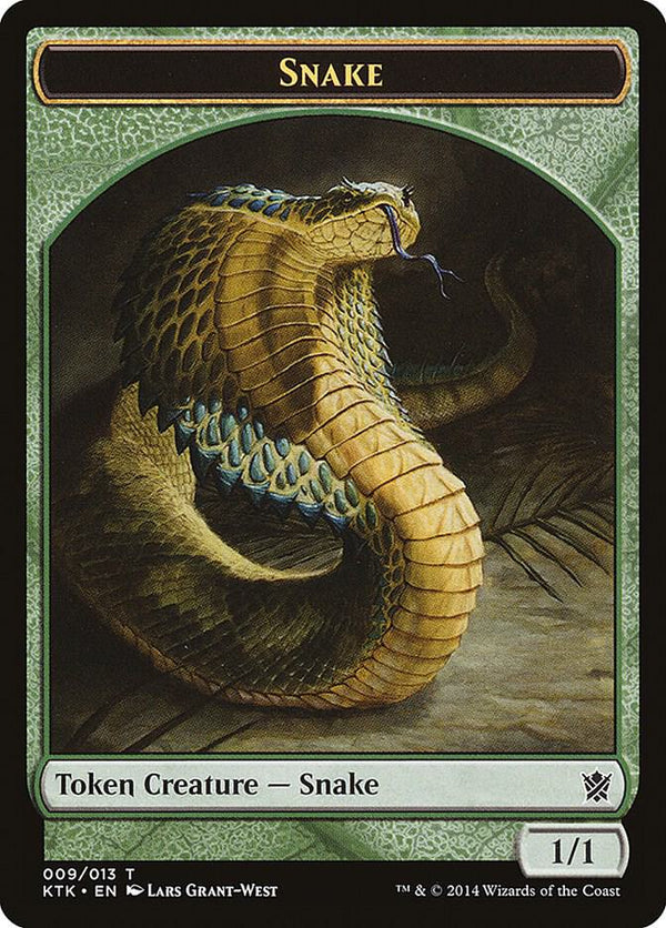 Snake Token (9) [Khans of Tarkir]