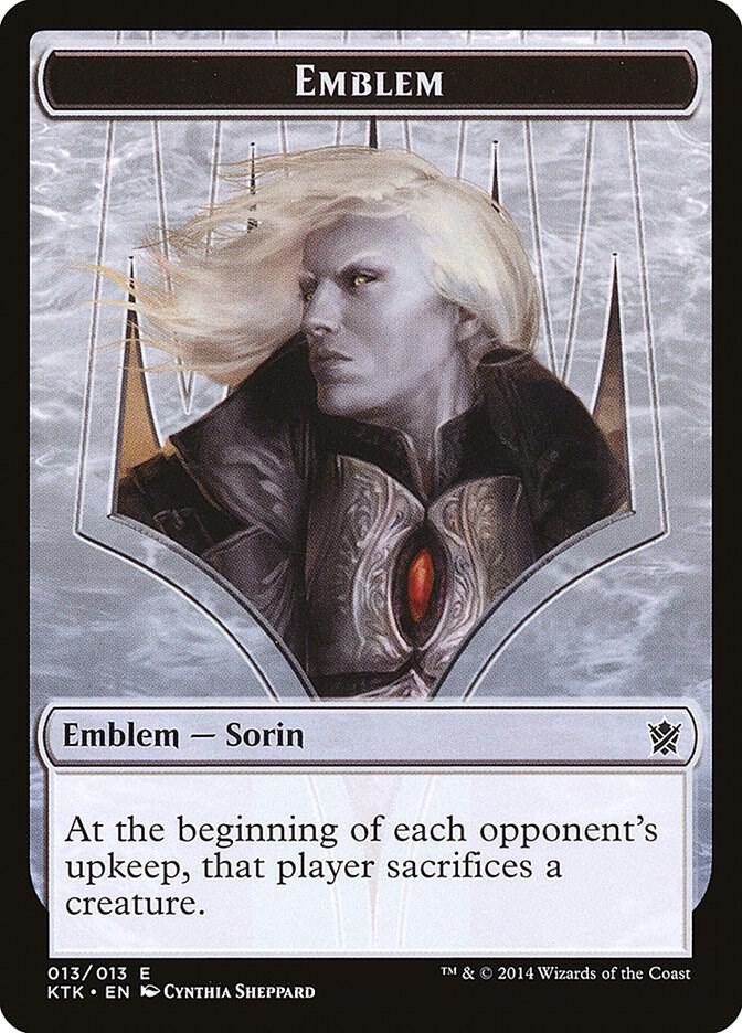 Emblem - Sorin, Solemn Visitor (13) [Khans of Tarkir]