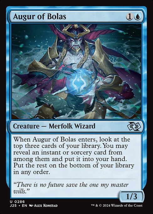 Augur of Bolas (286) [Foundations Jumpstart]