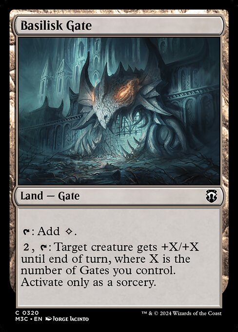 Basilisk Gate (320) [Modern Horizons 3 Commander]
