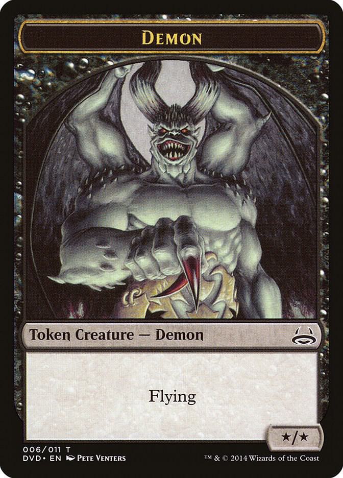 Demon Token (6) [Duel Decks: Anthology]