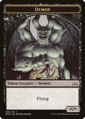 Demon Token (6) [Duel Decks: Anthology]