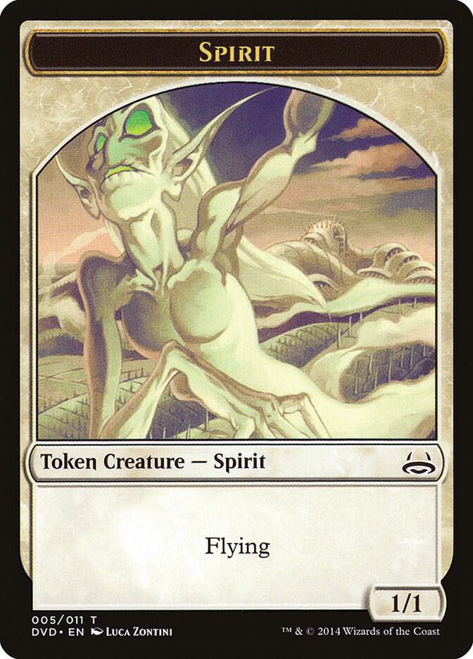 Spirit Token (5) [Duel Decks: Anthology]