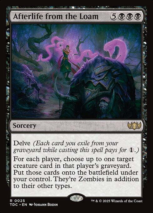 Afterlife from the Loam (25) [Tarkir: Dragonstorm Commander]