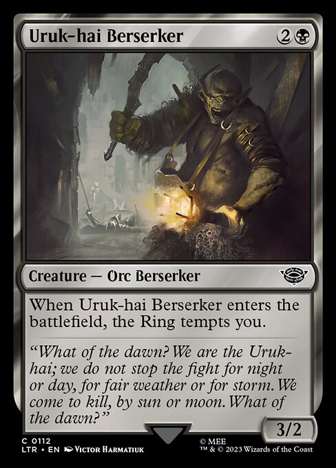Uruk-hai Berserker (112) [The Lord of the Rings: Tales of Middle-earth]