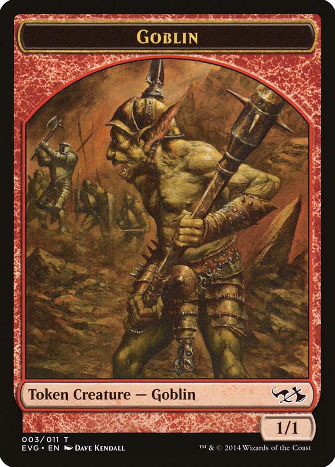 Goblin Token (EVG) (3) [Duel Decks: Anthology]