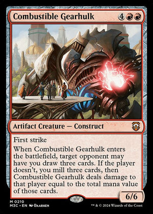 Combustible Gearhulk (210) [Modern Horizons 3 Commander]