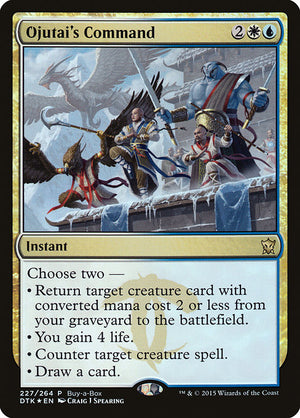 Ojutai's Command (227) [Dragons of Tarkir Promos]