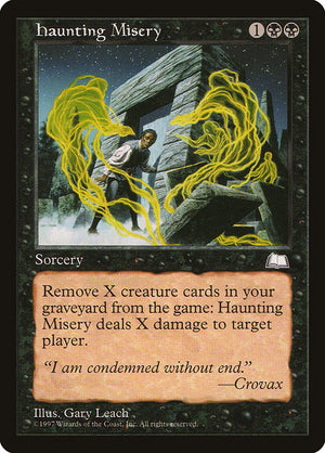 Haunting Misery (71) [Weatherlight]