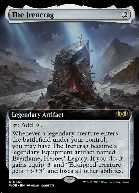 The Irencrag (368) [Wilds of Eldraine] [Extended Art]