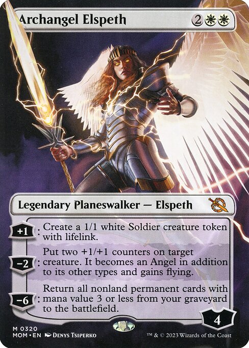 Archangel Elspeth (320) [March of the Machine] [Borderless]
