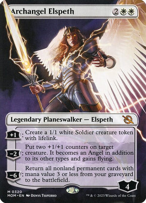 Archangel Elspeth (320) [March of the Machine] [Borderless]