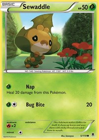 Sewaddle (5/119) [XY Phantom Forces]