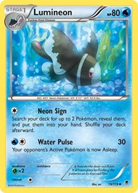Lumineon (19/119) [XY Phantom Forces]
