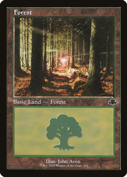 Forest (410) [Dominaria Remastered]