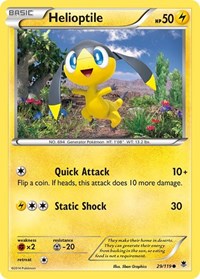 Helioptile (29) (29/119) [XY Phantom Forces]