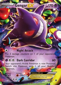 Gengar EX (34/119) [XY Phantom Forces]