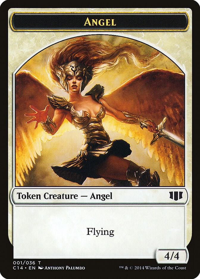 Angel // Cat Double-Sided Token (1 // 2) [Commander 2014]