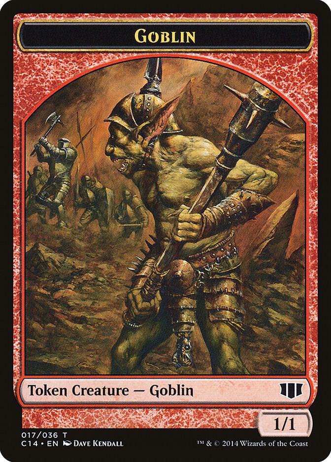 Goblin // Goat Double-Sided Token (17 // 3) [Commander 2014]