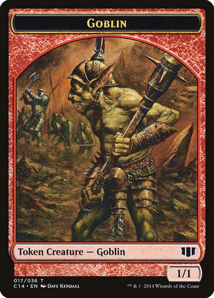 Goblin // Goat Double-Sided Token (17 // 3) [Commander 2014]