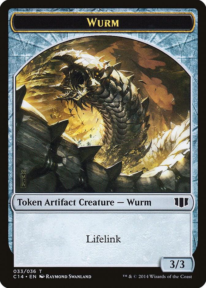 Wurm (033) // Goat Double-sided Token (33 // 3) [Commander 2014]