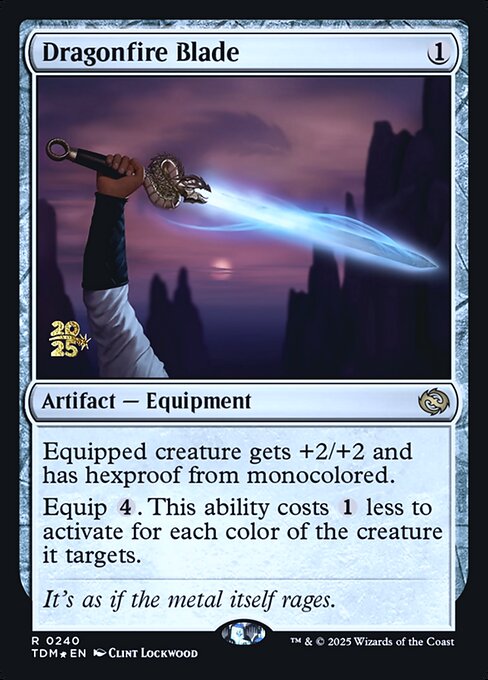 Dragonfire Blade (240s) [Tarkir: Dragonstorm Promos]