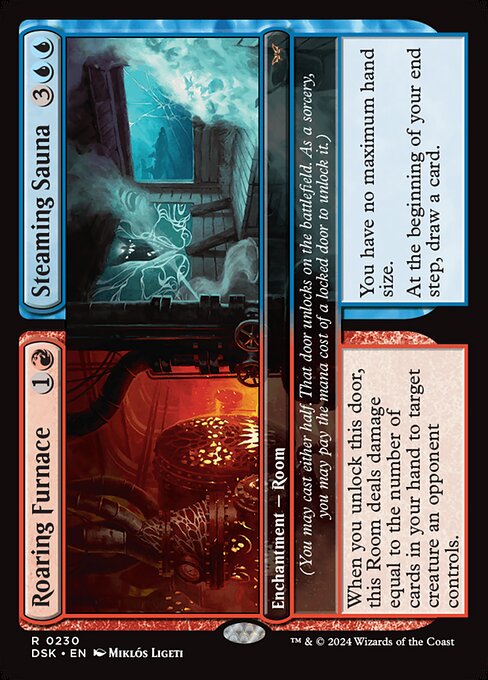 Roaring Furnace // Steaming Sauna (230) [Duskmourn: House of Horror]