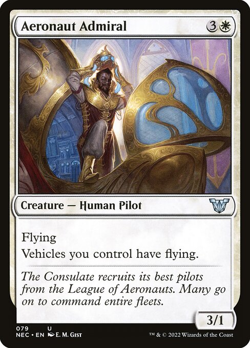 Aeronaut Admiral (79) [Neon Dynasty Commander]