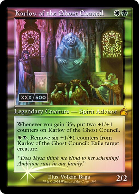 Karlov of the Ghost Council (369z) [Ravnica Remastered]