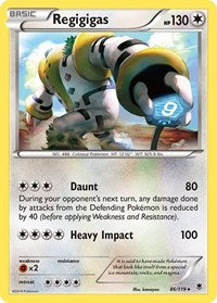 Regigigas (86/119) [XY Phantom Forces]