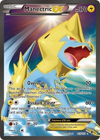 Manectric EX (113 Full Art) (113/119) [XY Phantom Forces]