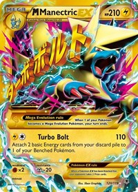 M Manectric EX (120 Secret Rare) (120/119) [XY Phantom Forces]