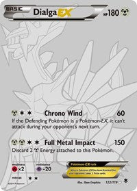 Dialga EX (122 Secret Rare) (122/119) [XY Phantom Forces]