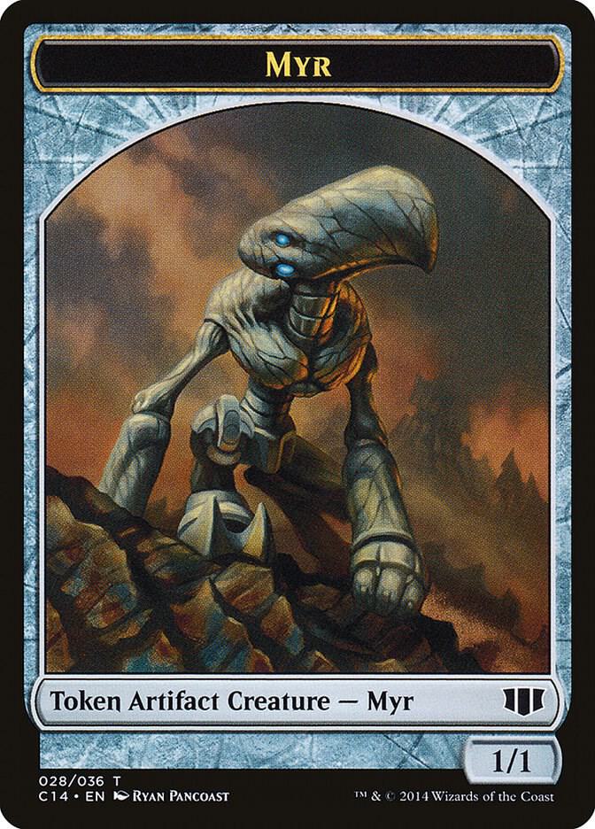 Myr // Pentavite Double-Sided Token (28 // 29) [Commander 2014]