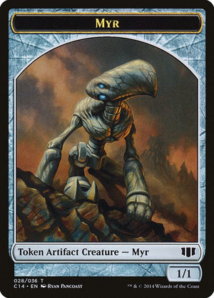 Myr // Pentavite Double-Sided Token (28 // 29) [Commander 2014]