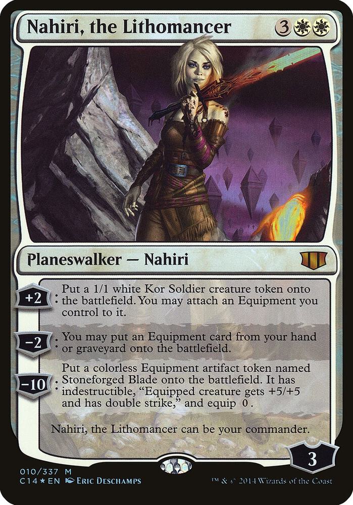 Nahiri, the Lithomancer (Commander 2014) (10) [Oversize Cards]