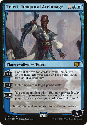 Teferi, Temporal Archmage (Commander 2014) (19) [Oversize Cards]
