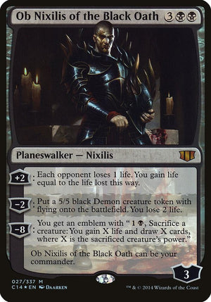 Ob Nixilis of the Black Oath (Commander 2014) (27) [Oversize Cards]