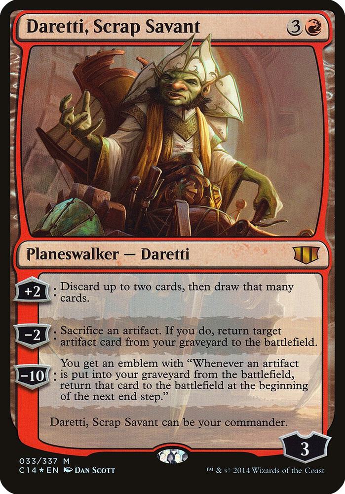 Daretti, Scrap Savant (Commander 2014) (33) [Oversize Cards]
