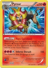 Pyroar - 12/119 (XY Phantom Forces) (012/119) [Deck Exclusives]