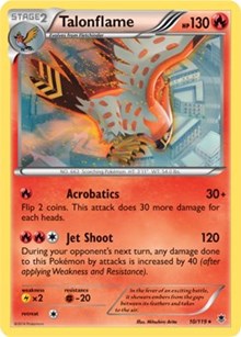 Talonflame - 10/119 (XY Phantom Forces) (010/119) [Deck Exclusives]