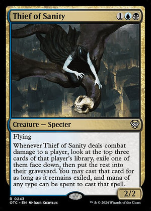 Thief of Sanity (243) [Outlaws of Thunder Junction Commander]