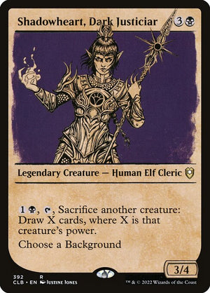 Shadowheart, Dark Justiciar (392) [Commander Legends: Battle for Baldur's Gate] [Showcase]