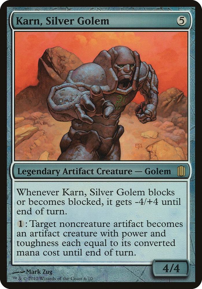 Karn, Silver Golem (Commander's Arsenal) [Oversize Cards]