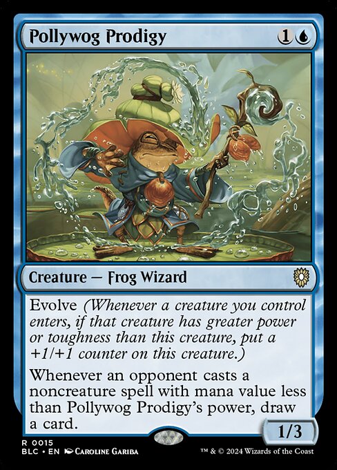 Pollywog Prodigy (15) [Bloomburrow Commander]