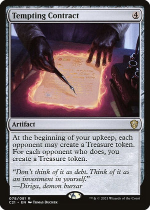 Tempting Contract (78) [Commander 2021]